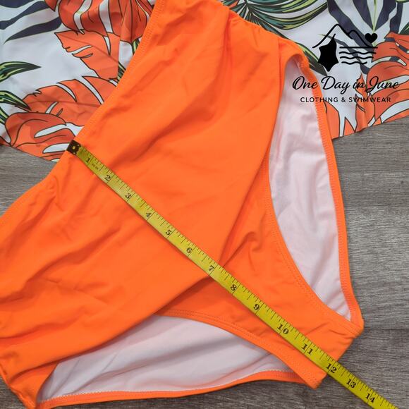 PatPat Tropical Flounce Biknii Swimsuit Size L - Picture 4 of 5